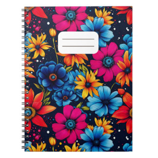 Caderno Espiral Lindas Flores e Rosas Doces