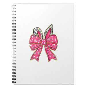 Caderno Espiral Lindo Coquette de Páscoa Arco Coelho Coelhinho Mul