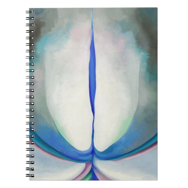 Caderno Espiral Linha Azul | Georgia O'Keeffe | (Frente)