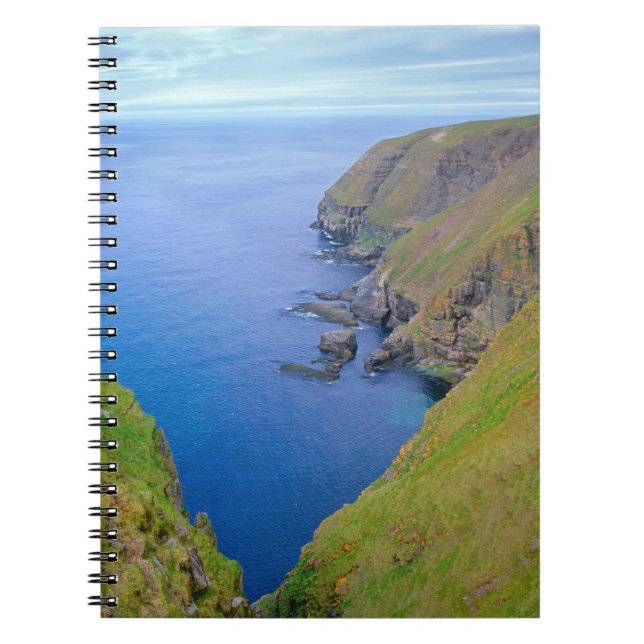 Caderno Espiral Linha costeira de Newfoundland (Frente)