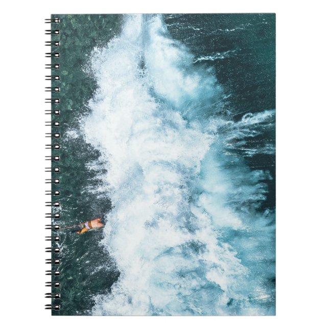 Caderno Espiral linha de onda (Frente)