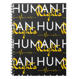 Caderno Espiral Linha de vida dos direitos humanos