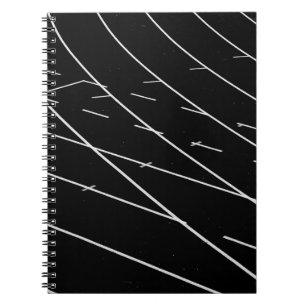 CADERNO ESPIRAL LINHAS BRANCAS NO CAMPO DE RASTREIO