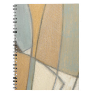 Caderno Espiral Linhas Curvas e Tonalidades de Terra Mudada