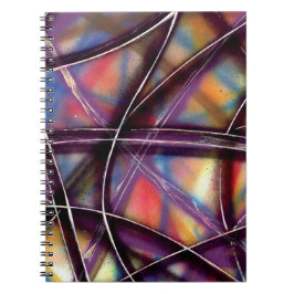 Caderno Espiral Linhas de Cores Funcionais