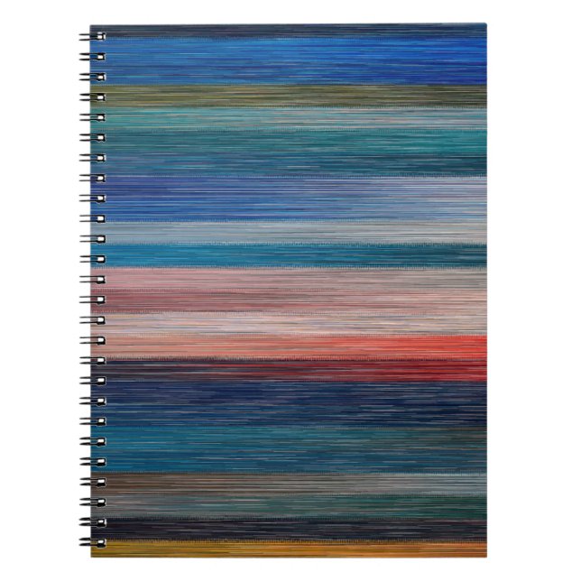 Caderno Espiral Linhas horizontais de fundo (Frente)