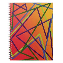 Caderno Espiral linhas loucas