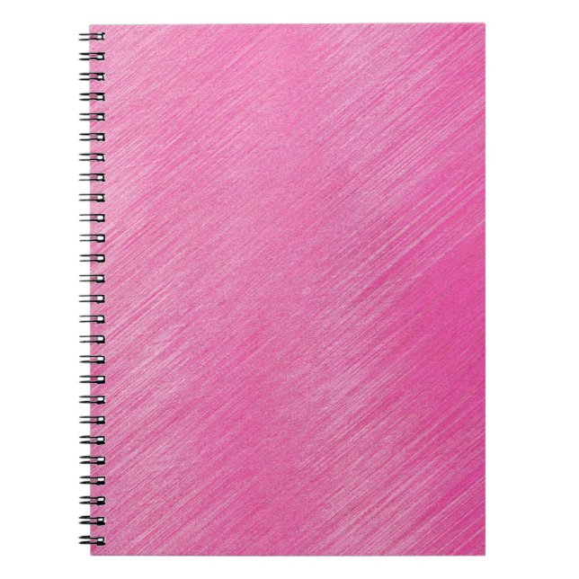 Caderno Espiral Linhas Rosa (Frente)