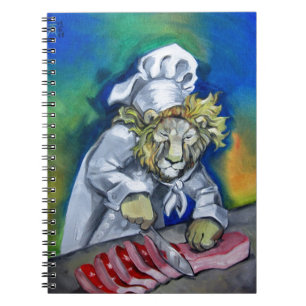 Caderno Espiral Lion Chef