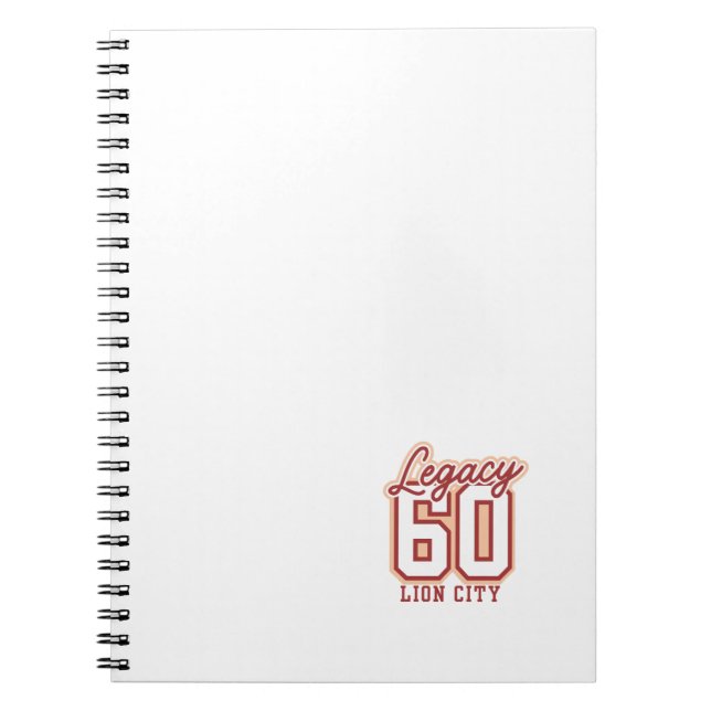 Caderno Espiral Lion City Legacy Celebration (Frente)