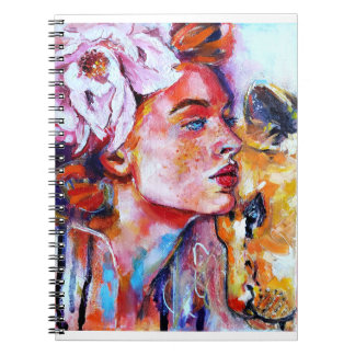 Caderno Espiral Lion Girl