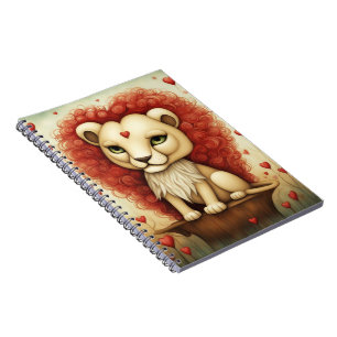 Caderno Espiral Lion Love 3