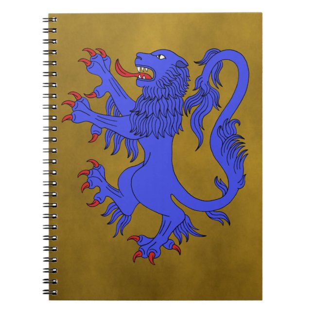 Caderno Espiral Lion Rampant Azure (Frente)