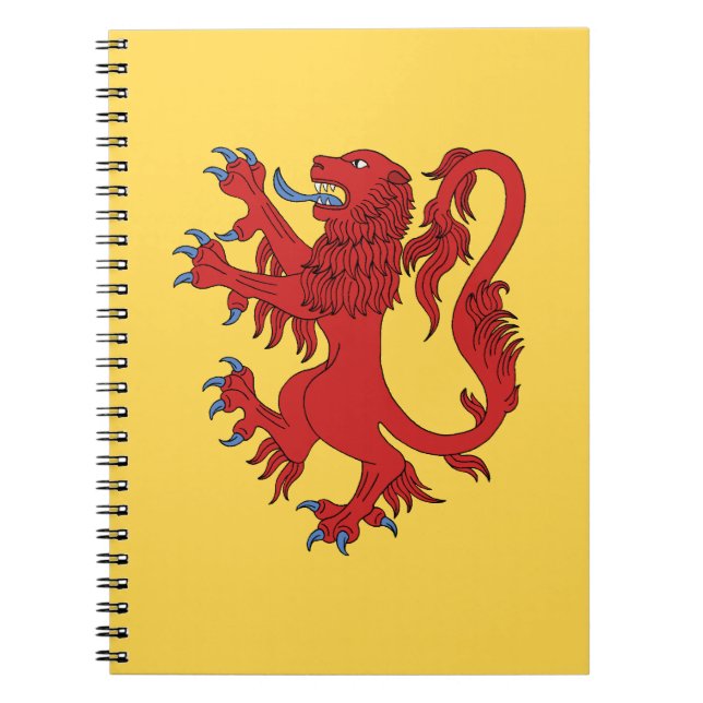 Caderno Espiral Lion Rampant Gules (Frente)