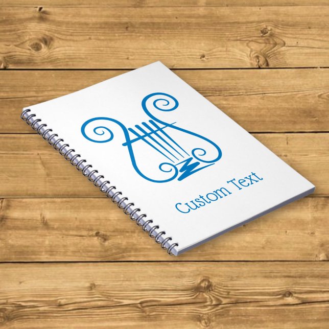 Caderno Espiral Lira Azul (Criador carregado)