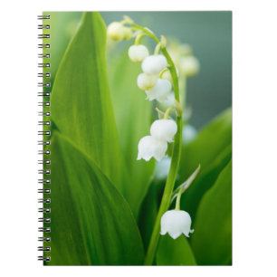 Caderno Espiral Lírio do vale