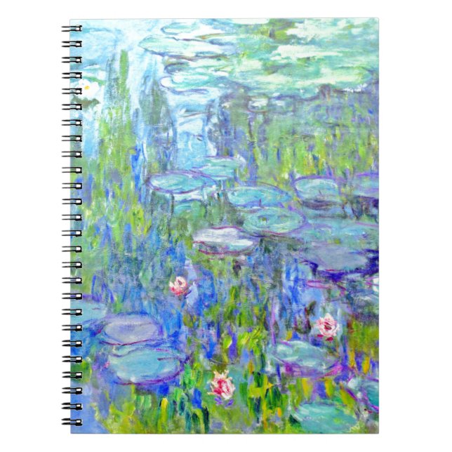 Caderno Espiral lírios-água-38 (Frente)