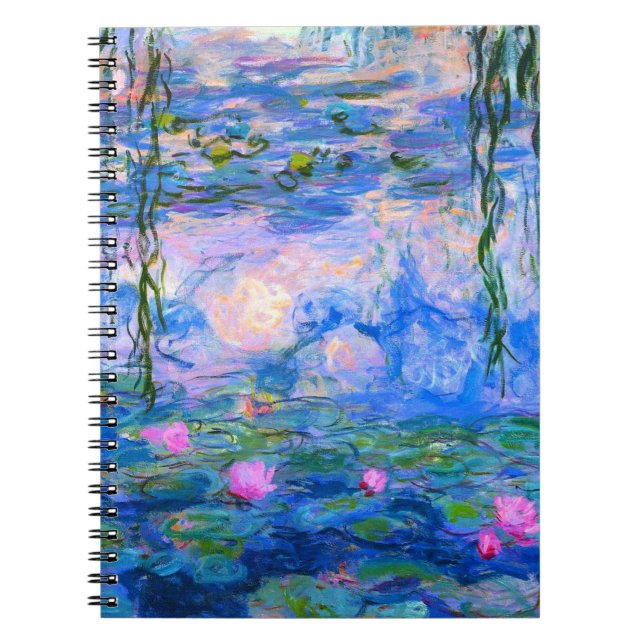 Caderno Espiral Lírios Claude Monet Restaurados (Frente)