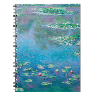 Caderno Espiral Lírios de água, Claude Monet