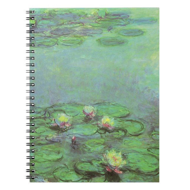 Caderno Espiral Lírios de Claude Monet, Impressionismo venenoso (Frente)