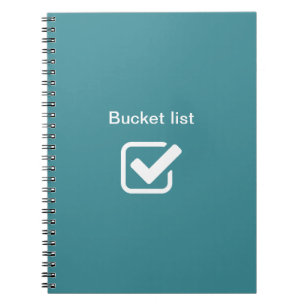 Caderno Espiral Lista de baldes -