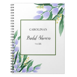 Caderno Espiral Lista de Presentes do Chá de panela Cuaderno Elega