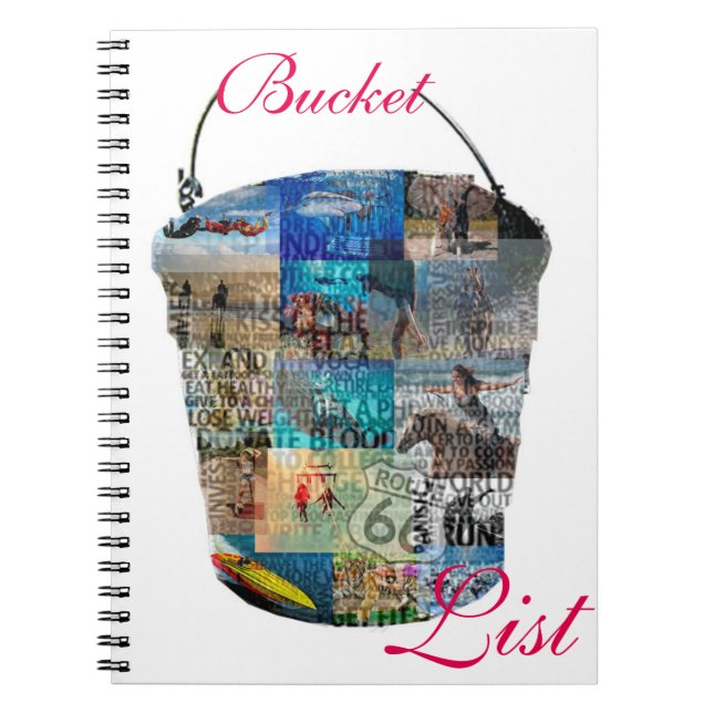 Caderno Espiral Lista do balde (Frente)