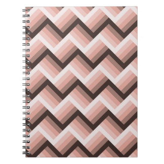 Caderno Espiral Listra 3D Moderna Abstrata Sem Costura