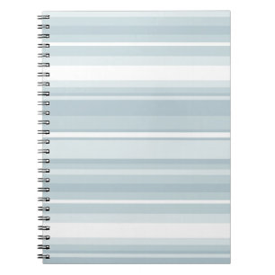 Caderno Espiral Listras azuis de gelo