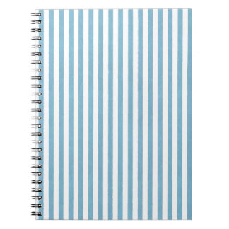 Caderno Espiral Listras Brisa Costeira - Azul Turquesa