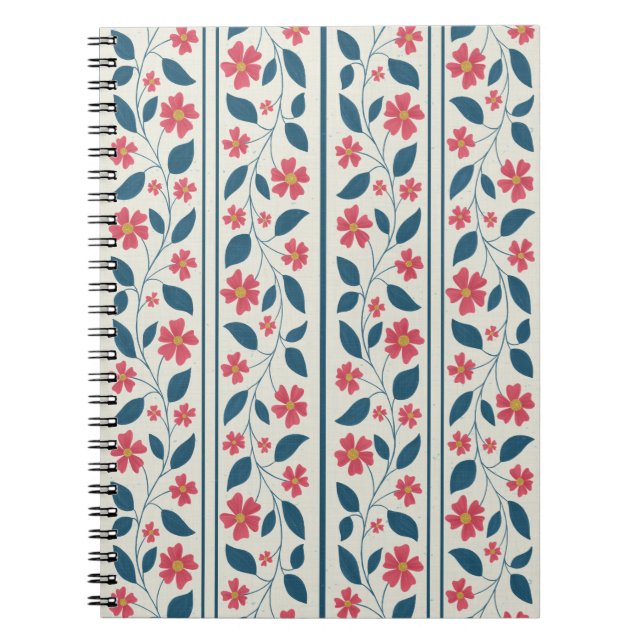 Caderno Espiral Listras Caudais Cosmic Bloom (Frente)