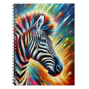 Caderno Espiral Listras Cósmicas – Arte Dinâmico de Energia de Zeb