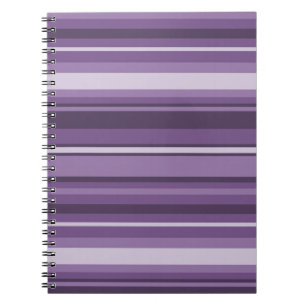 Caderno Espiral Listras da lavanda