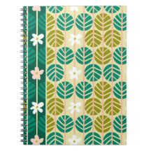 Listras de verão retrógradas, verde/notebook rosa