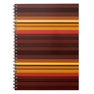 Caderno Espiral Listras de vindima