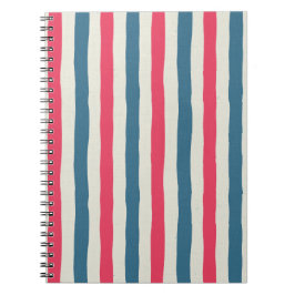 Caderno Espiral Listras Flor Cósmica