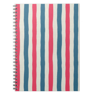 Caderno Espiral Listras Flor Cósmica
