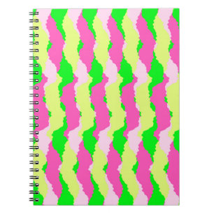 Caderno Espiral Listras Funky 2011