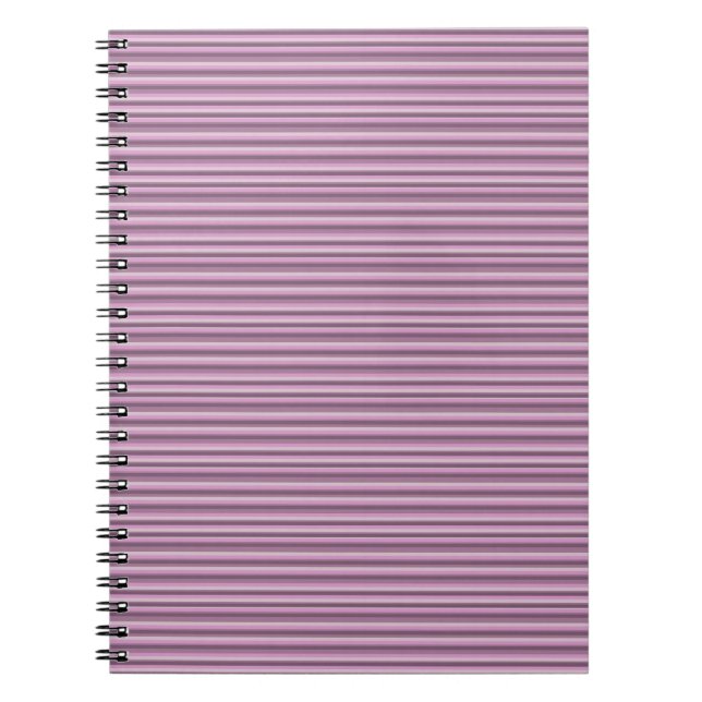 Caderno Espiral Listras rosa (Frente)