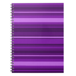 Caderno Espiral Listras roxas