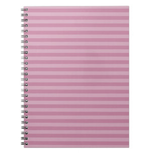 Caderno Espiral Listras Verticais Monocromáticas Rosa Polite