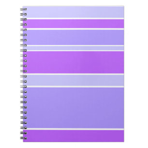 Caderno Espiral Listras violetas