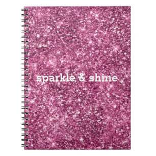 Caderno Espiral Literatura Rosa Bokeh