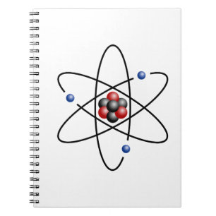 Caderno Espiral Lítio Atom Elemento Químico Li Número Atômica 3