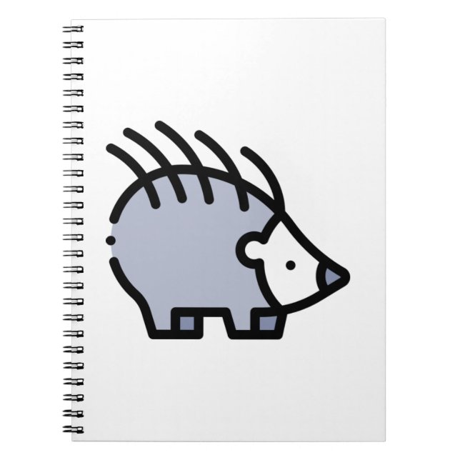 Caderno Espiral Little Hedgehog (Frente)