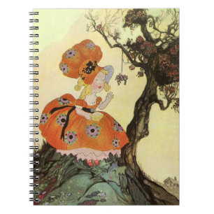 Caderno Espiral Little Miss Muffet & Aranha, Antiga Mãe Gansa