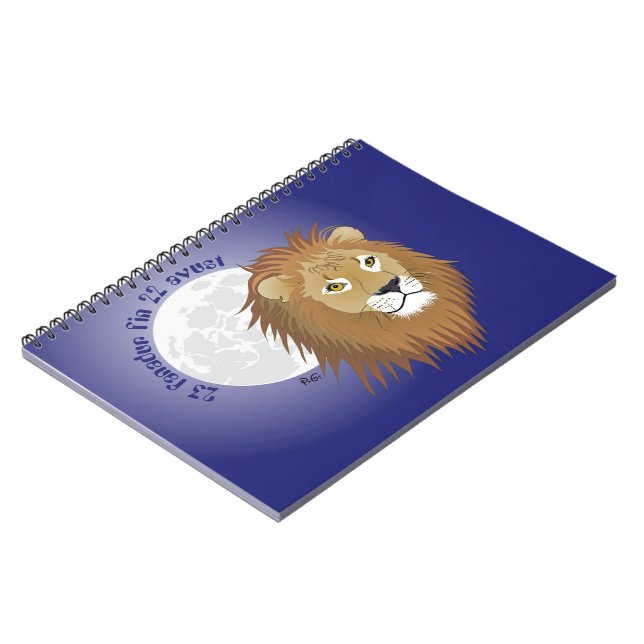 Caderno Espiral Liun 23 fanadur fin 22 avust Notizheft (Left Side)