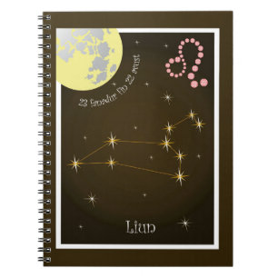 Caderno Espiral Liun 23 fanadur fin 22 avust Notizheft