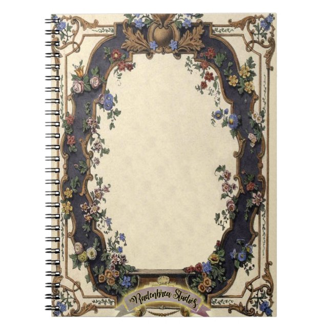 Caderno Espiral Livro barroco da foto (Frente)