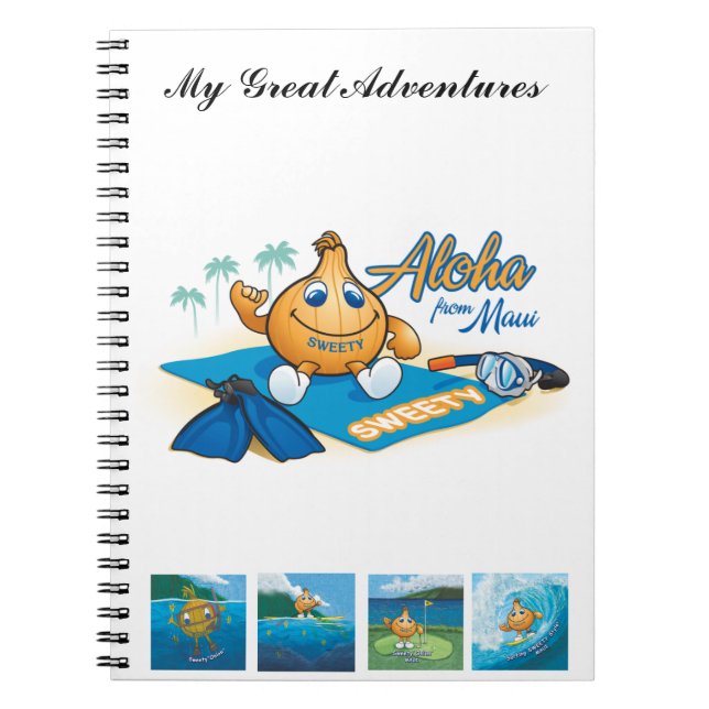Caderno Espiral Livro da foto de Sweetyonion (Frente)